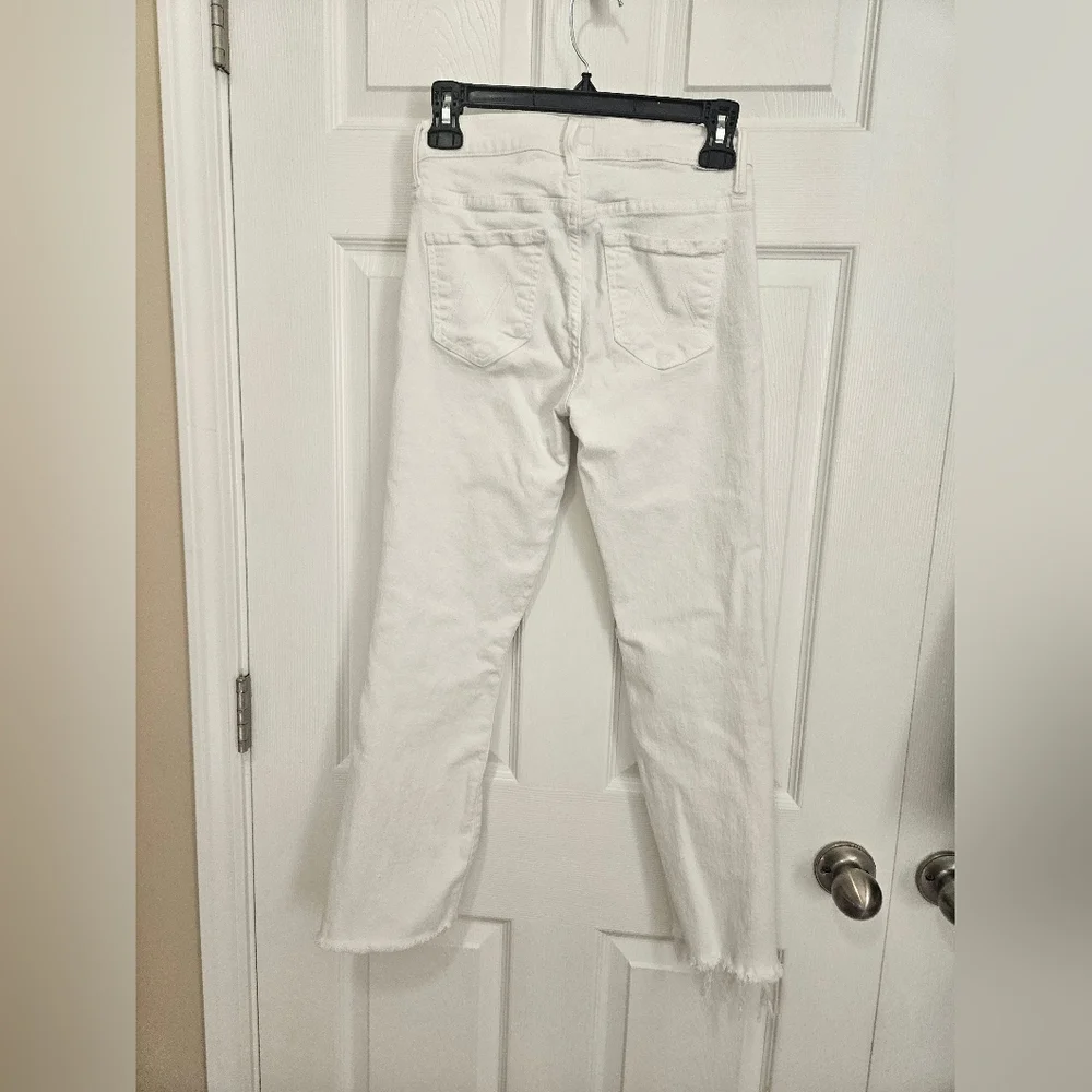 Insider Crop Step Fray Jeans in Fairest of Them All MOTHER 25